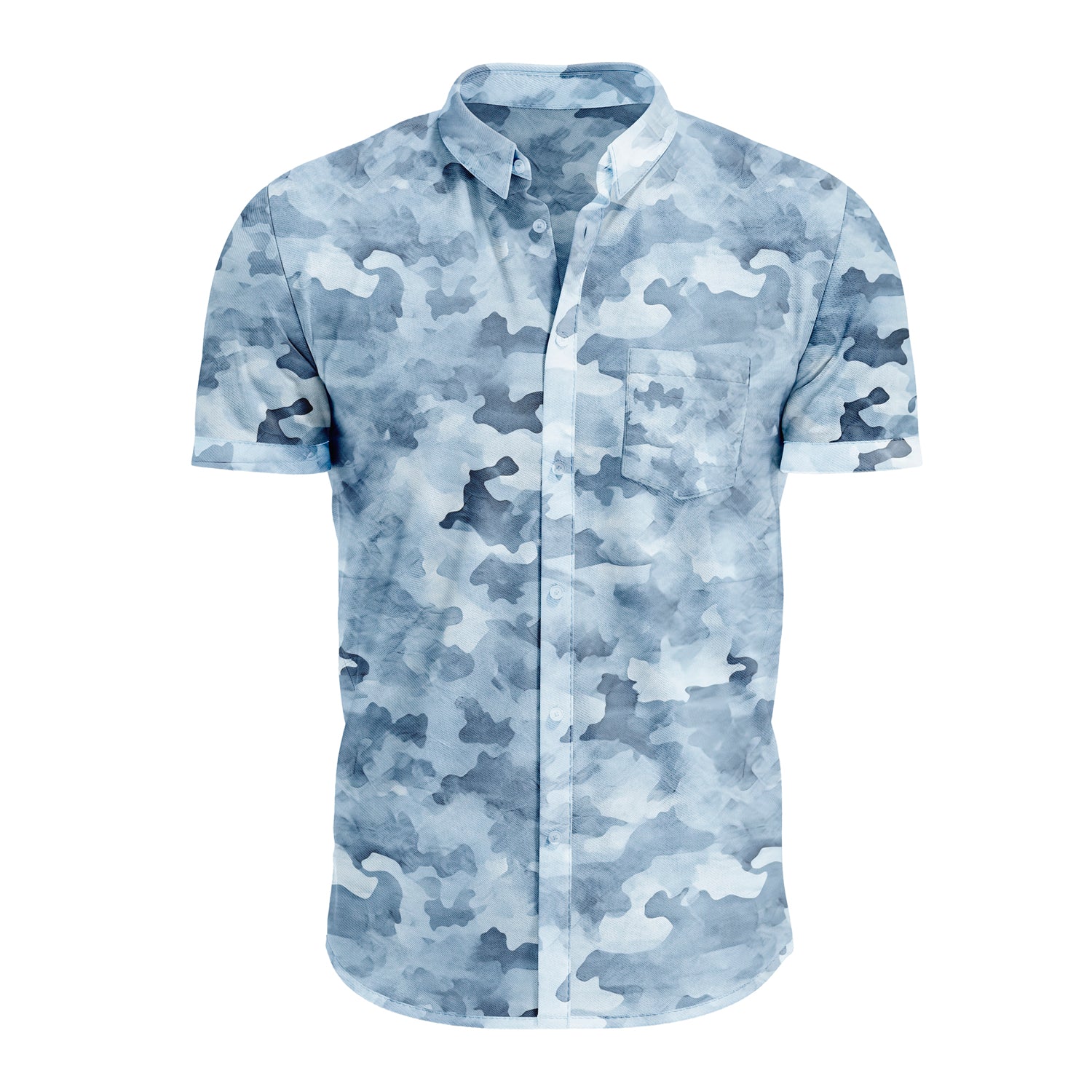 Cloud Camo Button Down
