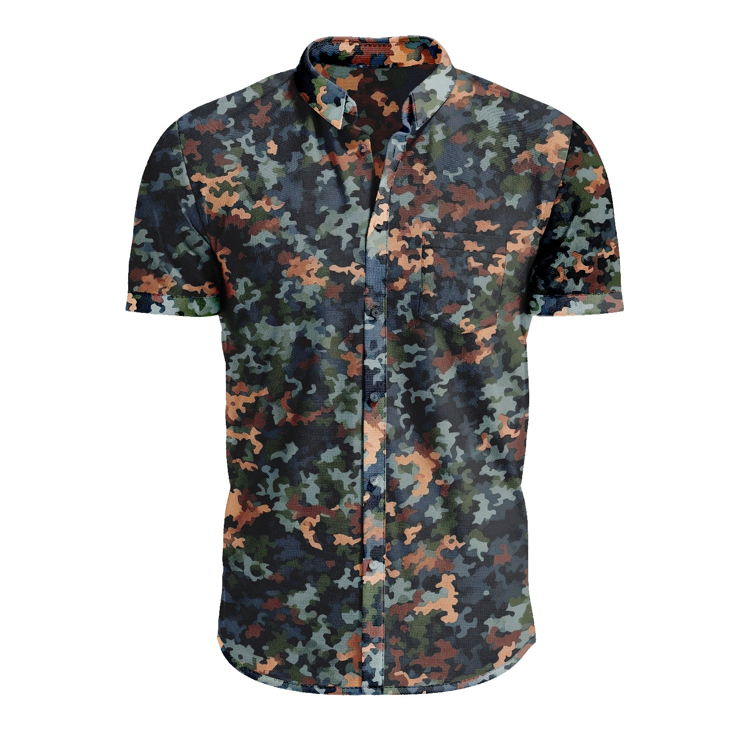 Pebbles Camo Button Down